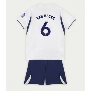 Tottenham Hotspur Jan Paul van Hecke #6 Jalkapallovaatteet Lasten Kotipeliasu 2026-27 Lyhythihainen (+ Lyhyet housut)